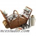 Picnic at Ascot Huntsman Basket for  Four with Coffee Set and Blanket in Gazebo PVQ1246